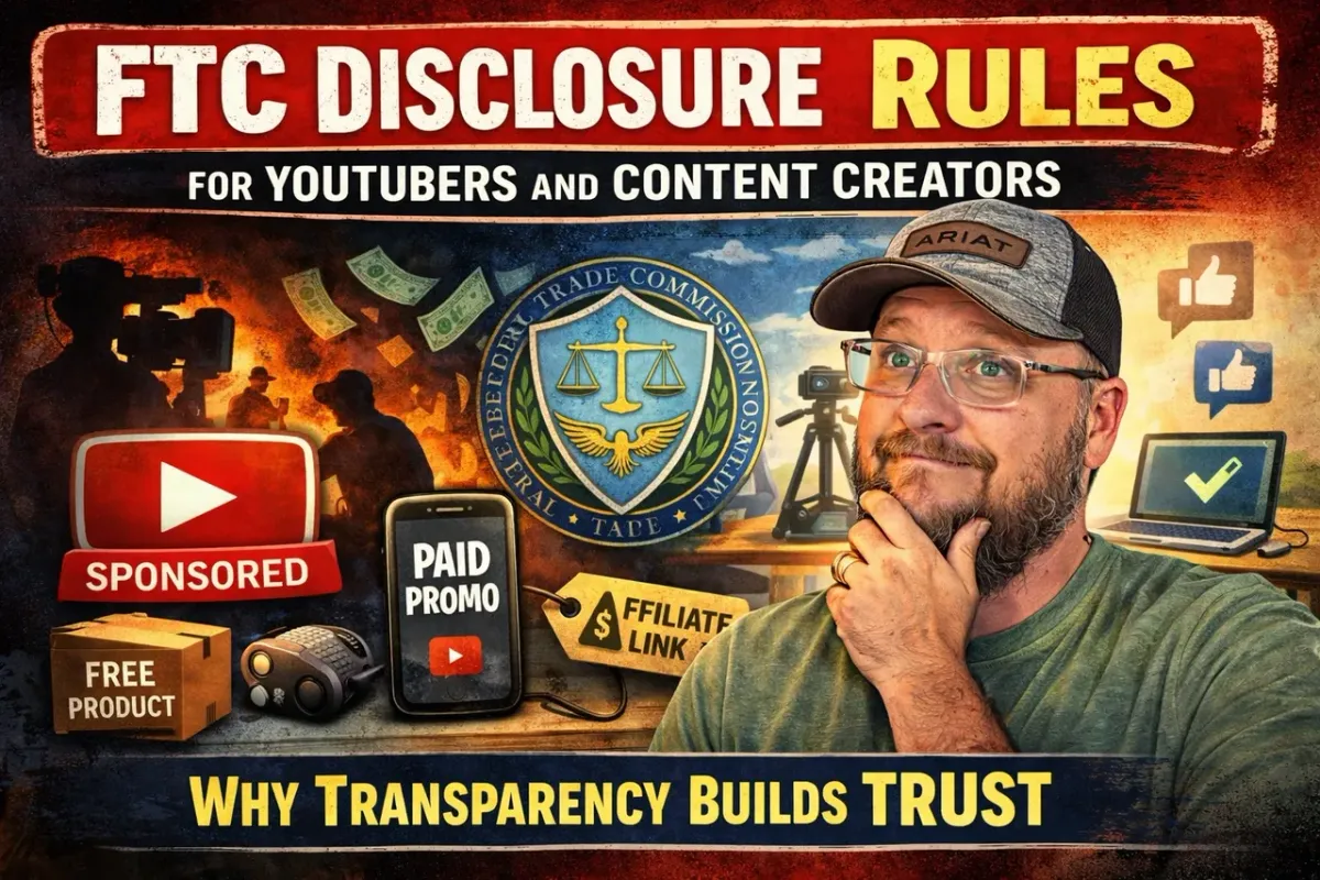 FTC Rules for YouTubers: Why Transparency Builds Trust